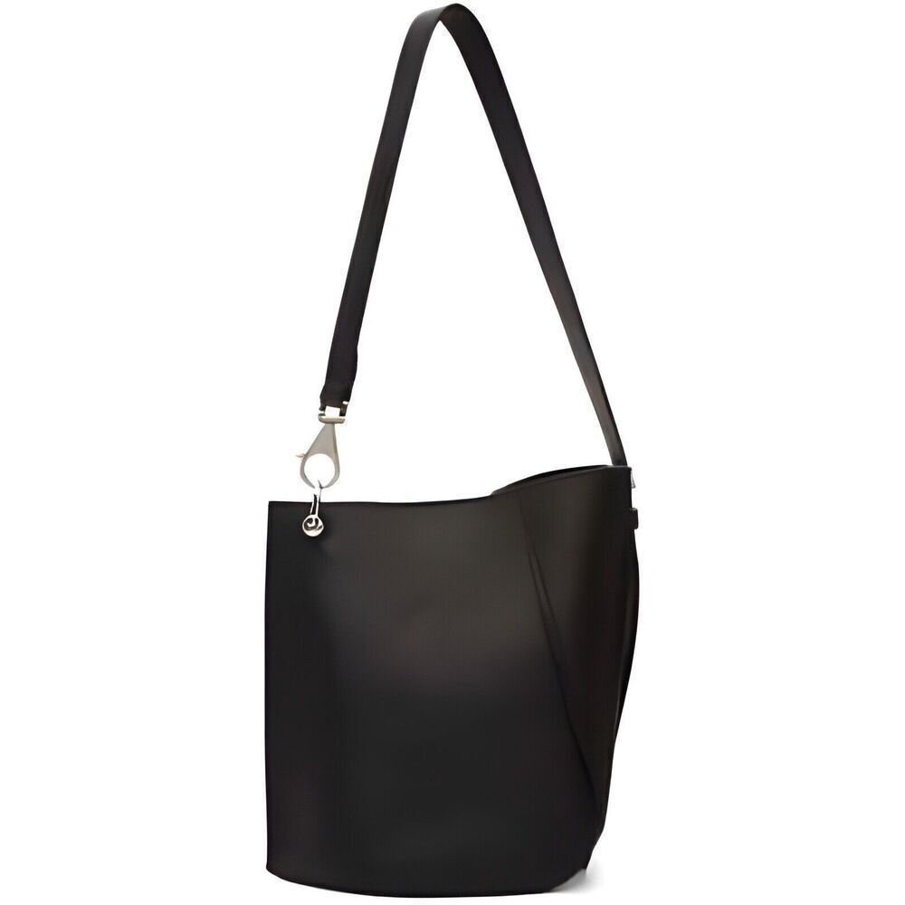 Lanvin Asymmetrical Bucket Bag Black NWT